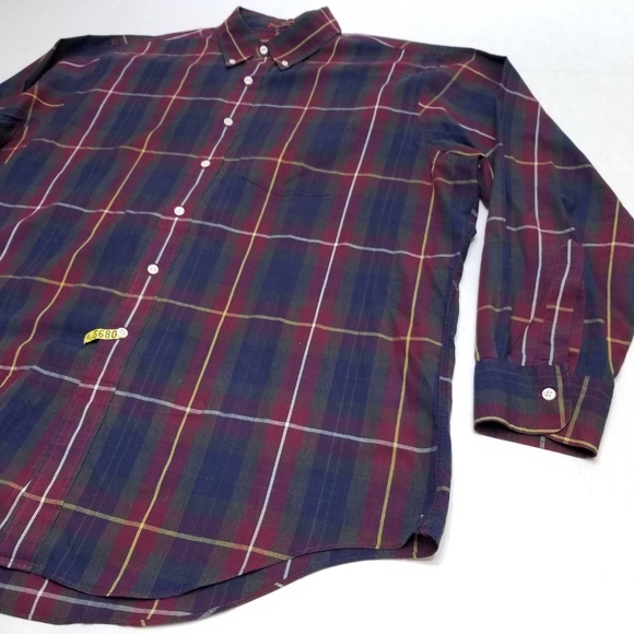 Chaps Ralph Lauren VTG XL plaid button front - Picture 3 of 8